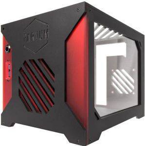 CASE PARVUM SYSTEMS X1.0 MINI-ITX BLACK/RED