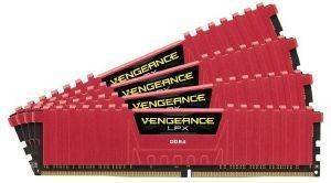 RAM CORSAIR CMK16GX4M4A2133C13R VENGEANCE LPX RED 16GB (4X4GB) DDR4 2133MHZ QUAD CHANNEL KIT