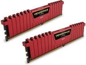 RAM CORSAIR CMK16GX4M2A2133C13R VENGEANCE LPX RED 16GB (2X8GB) DDR4 2133MHZ DUAL KIT