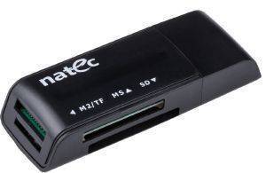 NATEC NCZ-0560 MINI ANT 3 CARD READER SDHC USB2.0 BLACK
