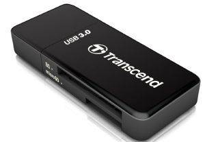 TRANSCEND TS-RDF5K SDHC/XC/UHS1 CARD READER USB3.0 BLACK