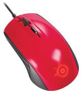 STEELSERIES RIVAL 100 OPTICAL GAMING MOUSE FORGED RED