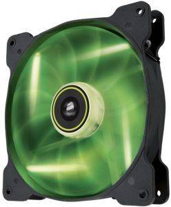 CORSAIR AIR SERIES SP140 LED GREEN HIGH STATIC PRESSURE 140MM FAN SINGLE PACK