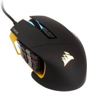 CORSAIR GAMING SCIMITAR RGB MOBA/MMO PC GAMING MOUSE OPTICAL RGB YELLOW (EU VERSION)