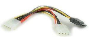 CABLEXPERT CC-SATA-PSY2 MOLEX FEMALE TO MOLEX MALE + SERIAL ATA POWER CABLE