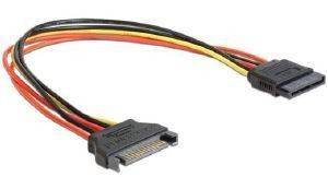 GEMBIRD CC-SATAMF-01 SATA POWER EXTENTION CABLE 0.3M