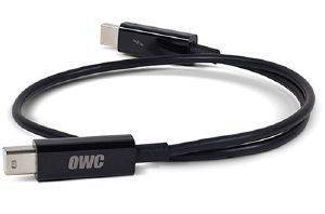 OWC THUNDERBOLT CABLE 0.5M BLACK