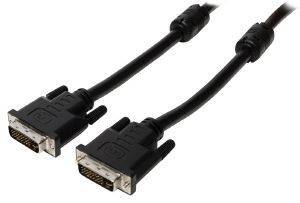 VALUELINE VLCP32050B3.00 DVI CABLE DVI-I 24+5-PIN MALE - DVI-I 24+5-PIN MALE 3M BLACK