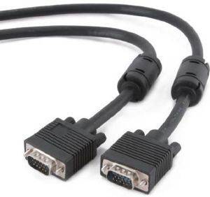 CABLEXPERT CC-PPVGA-15M-B PREMIUM VGA HD15M/HD15M DUAL-SHIELDED WITH 2 FERRITE CORES 15M BLACK