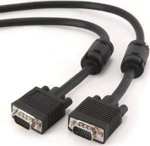 CABLEXPERT CC-PPVGA-20M-B PREMIUM VGA HD15M/HD15M DUAL-SHIELDED WITH 2 FERRITE CORES 20M BLACK