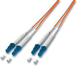 EQUIP 254412 FIBER OPTIC PATCHCABLE LC-LC DUPLEX MM 50/125 OM2 ORANGE LSOH 2M