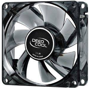 DEEPCOOL WINDBLADE 80MM SEMI-TRANSPARENT FAN WITH BLUE LED