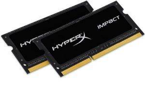RAM HYPERX HX318LS11IBK2/8 8GB (2X4GB) SO-DIMM DDR3L 1866MHZ CL11 HYPERX IMPACT BLACK DUAL KIT