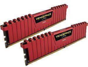 RAM CORSAIR CMK8GX4M2B3200C16R VENGEANCE LPX RED 8GB (2X4GB) DDR4 3200MHZ DUAL KIT