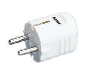 HAMA 47633 PLUG WITH EARTH CONTACT WHITE