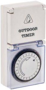 VALUELINE VLTIMER03 24 HOUR TIMER SWITCH ANALOGUE OUTDOOR WHITE