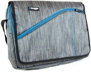 BAGGIE MESSENGER BAG GREY 15.6'' BLUE (BGE156988)