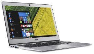 LAPTOP ACER SWIFT 3 SF314-51-56V4 14\'\' FHD INTEL CORE I5-7200U 8GB 256GB WIN 10 SILVER