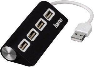 HAMA 12177 USB 2.0 HUB 1:4 BUS POWERED BLACK