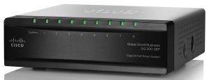 CISCO SLM2008PT 8-PORT 10/100/1000 GIGABIT SMART SWITCH POE