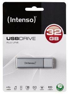 INTENSO 3521482 32GB ALU LINE USB 2.0 PENDRIVE SILVER