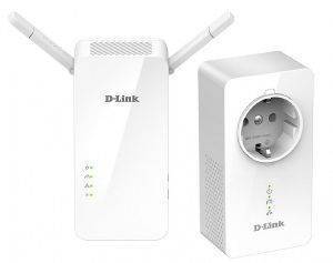 D-LINK DHP-W611AV POWERLINE AV1000 WIFI AC STARTER KIT