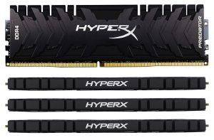 RAM HYPERX HX424C12PB3K4/64 XMP HYPERX PREDATOR 64GB (4X16GB) DDR4 2400MHZ QUAD KIT