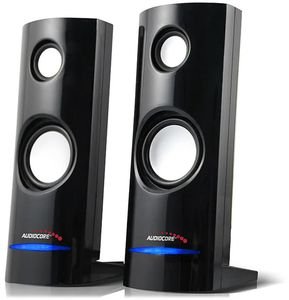 AUDIOCORE AC860 COMPUTER SPEAKERS 2.0 8W USB BLACK