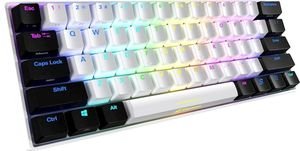  SHARKOON SKILLER MECHANICAL RGB SGK50 S4 WHITE KAILH BLUE SWITCHES