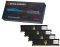 GEIL GB24GB6400C4QC DDR2 4GB (4X1GB) BLACK DRAGON PC6400 800MHZ QUAD CHANNEL KIT