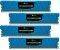 CORSAIR CML16GX3M4A1600C9B VENGEANCE 16GB (4X4GB) PC3-12800 DUAL CHANNEL KIT BLUE