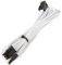 BITFENIX 6+2-PIN PCIE EXTENSION 45CM - SLEEVED WHITE/BLACK