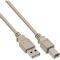 INLINE USB2.0 CABLE A TO B 0.5M BEIGE