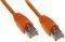 INLINE PATCH CABLE S/FTP CAT.5E RJ45 1M ORANGE