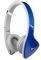 MONSTER DNA ON-EAR HEADPHONES APPLE CONTROLTALK COBALT BLUE OVER LIGHT GREY