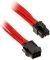 PHANTEKS 6-PIN PCIE EXTENSION 50CM SLEEVED RED