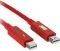 OWC THUNDERBOLT CABLE 1.0M RED