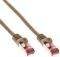 INLINE PATCH CABLE S/FTP PIMF CAT.6 250MHZ PVC COPPER BROWN 15M