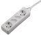 HAMA 121921 4-WAY POWER STRIP WITH CHILD PROTECTION 1.4M WHITE