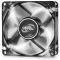 DEEPCOOL WINDBLADE 80W SEMI-TRANSPARENT BLACK FAN 80MM WITH WHITE LED