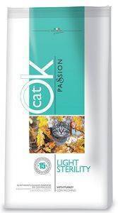   OK PASSION CAT ADULT LIGHT STERILITY 1.5KG