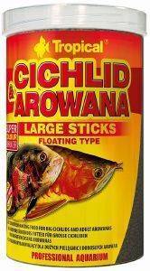   TROPICAL CICHLID & AROWANA LARGE STICKS 75GR