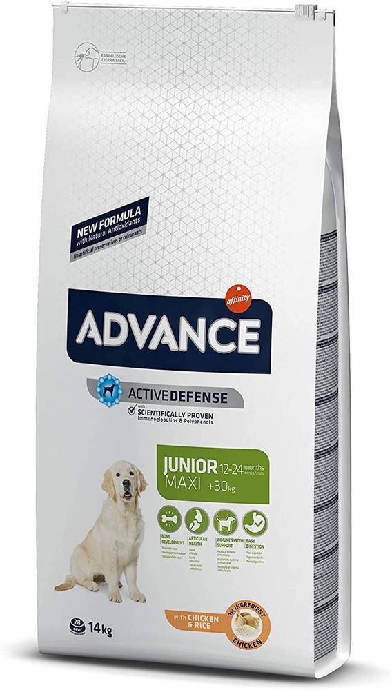 ΤΡΟΦΗ ADVANCE MAXI JUNIOR ΚΟΤΟΠΟΥΛΟ ΚΑΙ ΡΥΖΙ 14KG