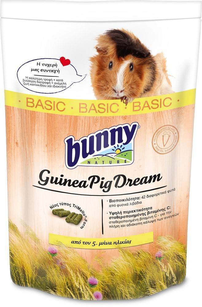 ΤΡΟΦΗ ΓΙΑ ΙΝΔΙΚΟ ΧΟΙΡΙΔΙΟ BUNNY NATURE DREAM BASIC 1.5KG BUNNY NATURE