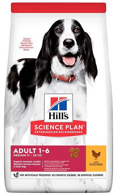 HILLS ΤΡΟΦΗ HILL'S SP CANINE ADULT ADV.FIT MEDIUM CHICKEN 2.5KG