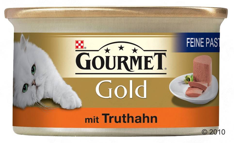 ΚΟΝΣΕΡΒΑ ΓΑΤΑΣ GOURMET GOLD ΠΑΤΕ ADULT ΜΕ ΚΟΤΟΠΟΥΛΟ 85GR