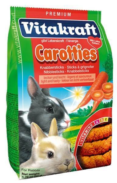 ΜΠΑΣΤΟΥΝΑΚΙΑ VITAKRAFT CAROTTIS ΓΙΑ ΚΟΥΝΕΛΙΑ ΜΕ ΚΑΡΟΤΟ 50GR VITAKRAFT
