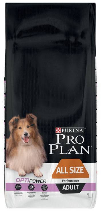 ΞΗΡΗ ΤΡΟΦΗ ΓΙΑ ΣΚΥΛΟΥΣ PURINA PRO PLAN DOG ALL SIZES ADULT PERFORMANCE WITH OPTIPOWER ΚΟΤΟΠΟΥΛΟ 14K PROPLAN