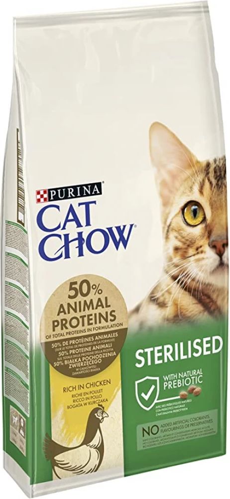 ΤΡΟΦΗ TONUS CAT CHOW STERILISED ΚΟΤΟΠΟΥΛΟ 1.5KG