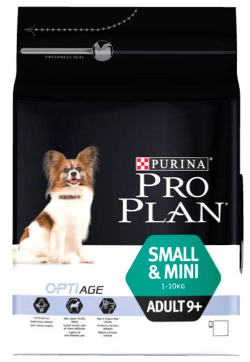 ΤΡΟΦΗ PURINA PRO PLAN DOG SMALL - MINI ADULT 9+ WITH OPTIAGE ΚΟΤΟΠΟΥΛΟ 3KG PROPLAN